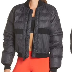 Adidas by Stella Mccartney cropped puffer jacket